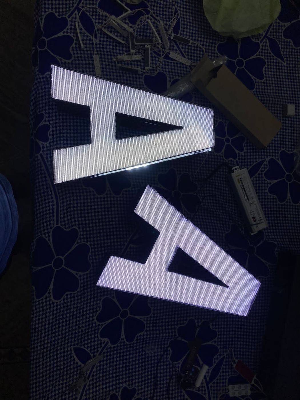 Illuminated 3D Letters