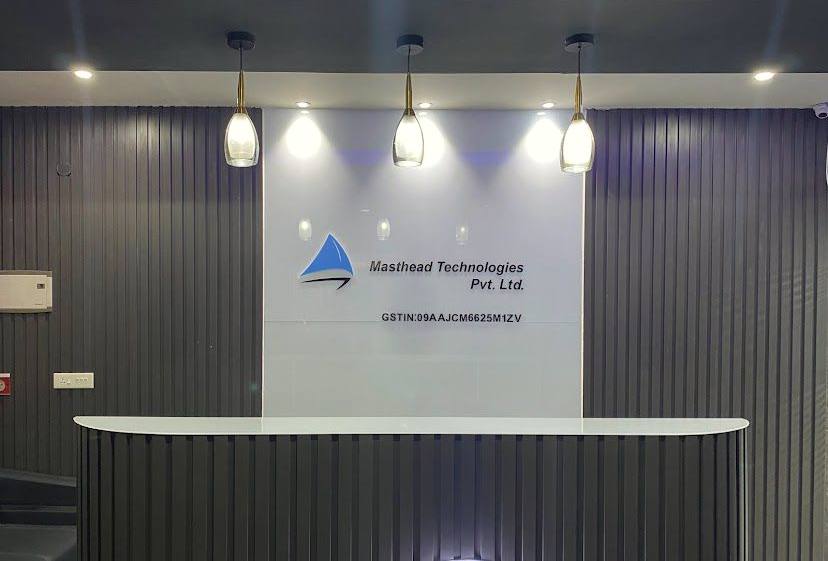 Masthead Reception Brand Signage