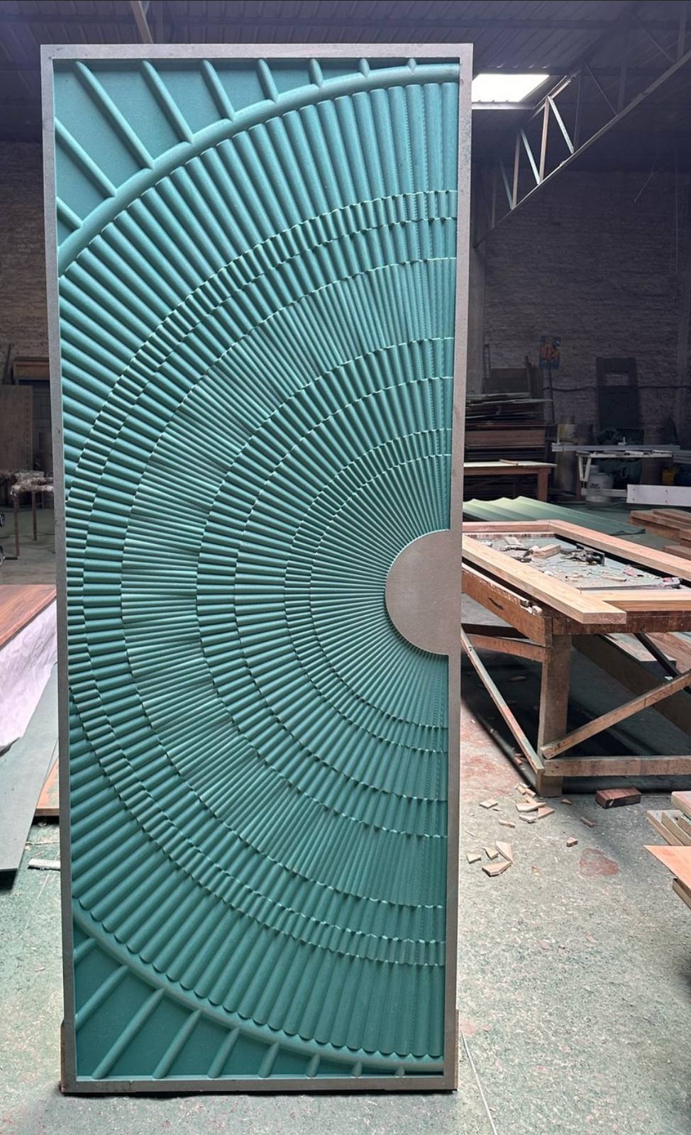 Radial Fluted Door Panel