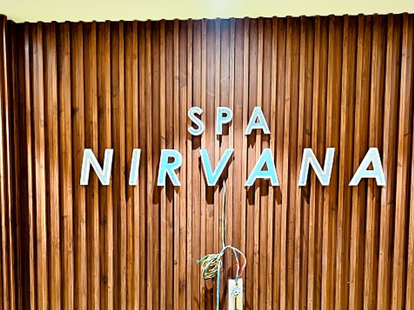 Brushed stainless steel letters made by SARA Enterprises